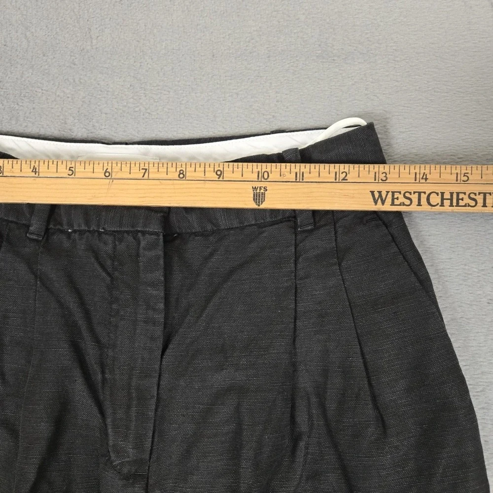 Wilfred Pants Women 2 Black The Effortless Pant Pleated High Rise Linen Wide-Leg